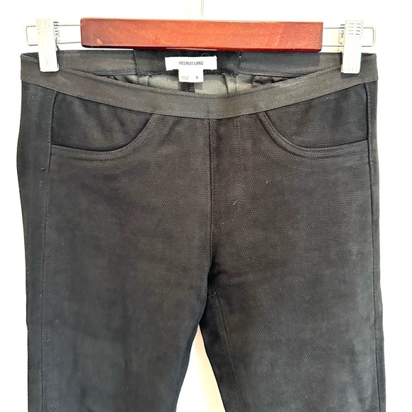 Helmut Lang textured leather pants - Picture 3 of 13